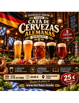 CATA DE CERVEZAS ALEMANAS 23 OCTUBRE 2026