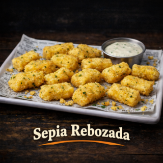 Sepia rebozada
